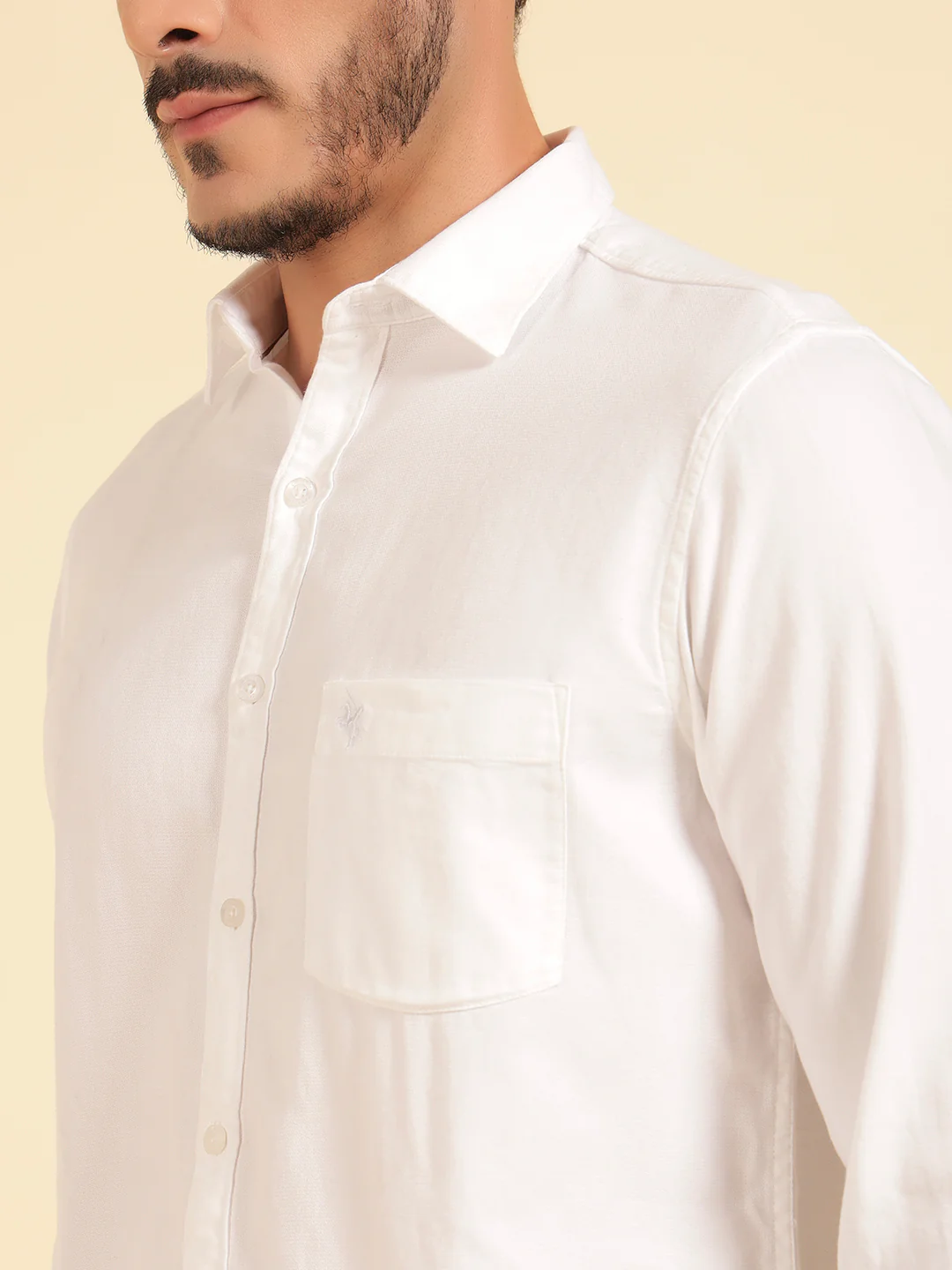 Casual Shirt for Men | Breathable & Soft with Color Fastness Regular Fit Cotton Fabric Solid Pattern - Image 8