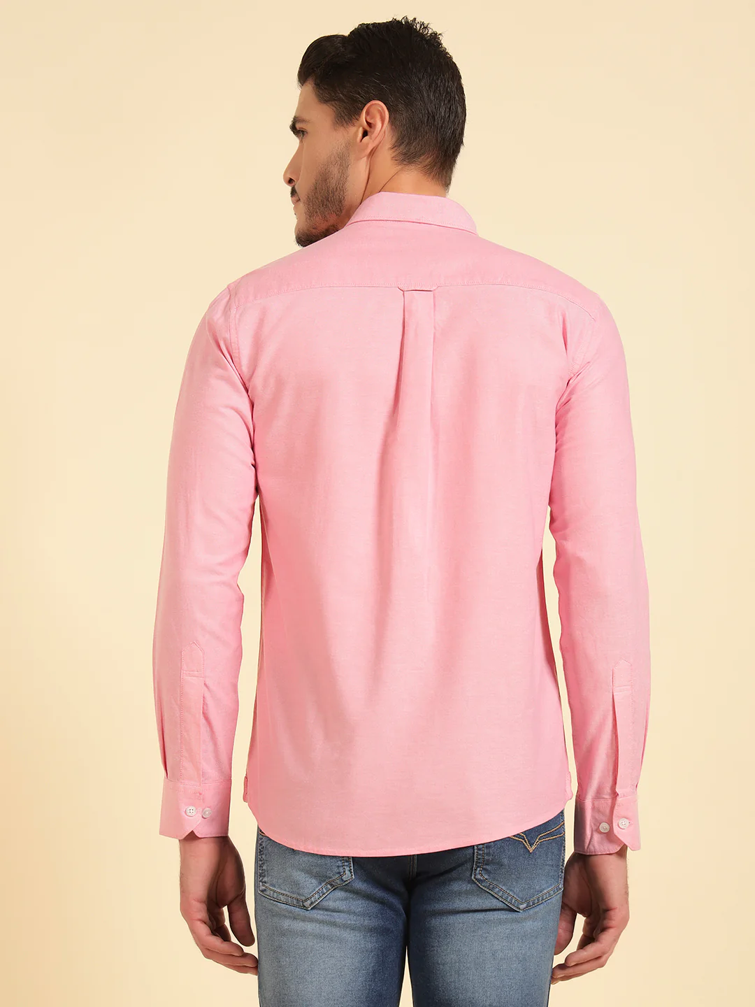 Casual Shirt for Men | Breathable & Soft with Color Fastness Regular Fit Cotton Fabric Solid Pattern - Image 7