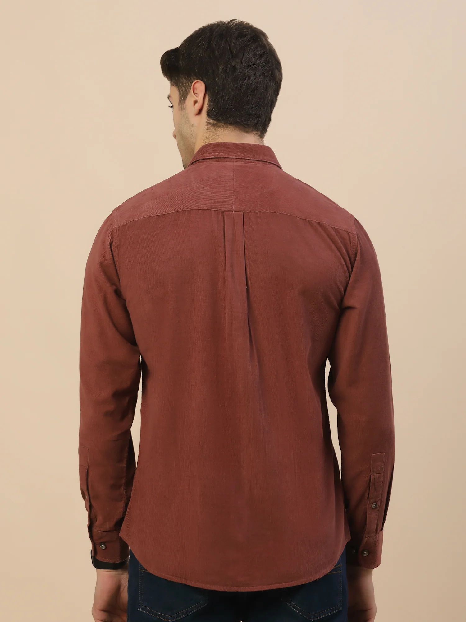 Casual Shirt for Men | Breathable & Soft with Color Fastness Regular Fit Spread Collar Neck Cotton Fabric Solid Pattern - Image 6
