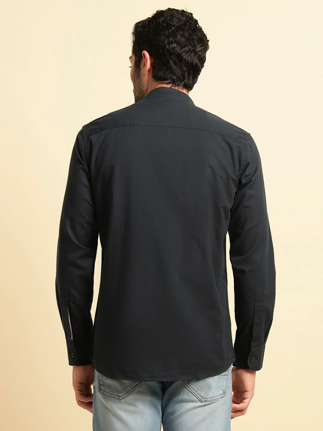 Casual Shirt for Men | Breathable & Soft with Color Fastness Regular Fit Spread Collar Neck Cotton Fabric Solid Pattern - Image 7