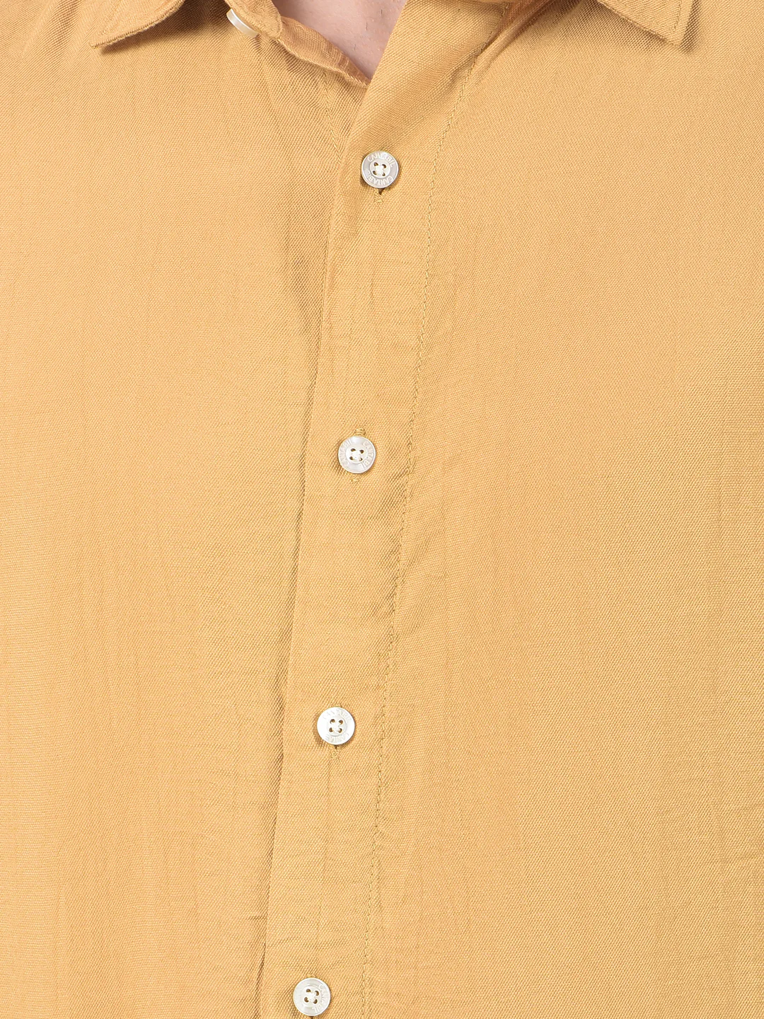 Casual Shirt for Men | Breathable & Soft with Color Fastness Slim Cotton Blend Fabric Solid Pattern - Image 7