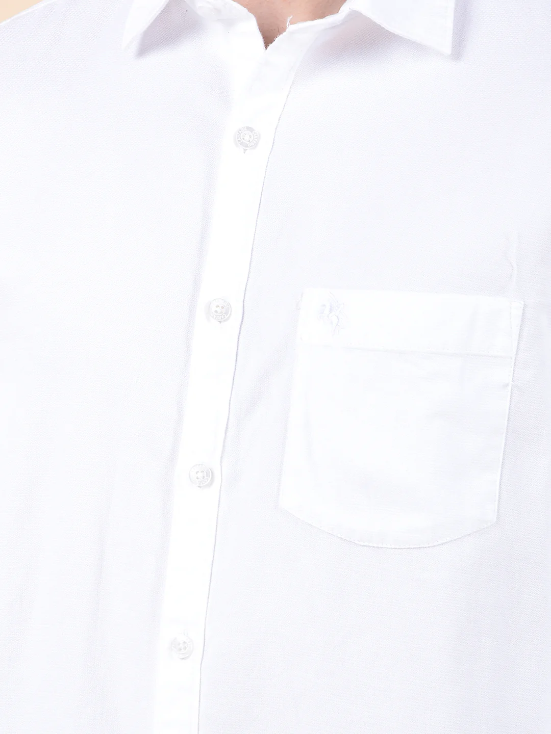 Casual Shirt for Men | Breathable & Soft with Color Fastness Slim Cotton Fabric Solid Pattern - Image 7