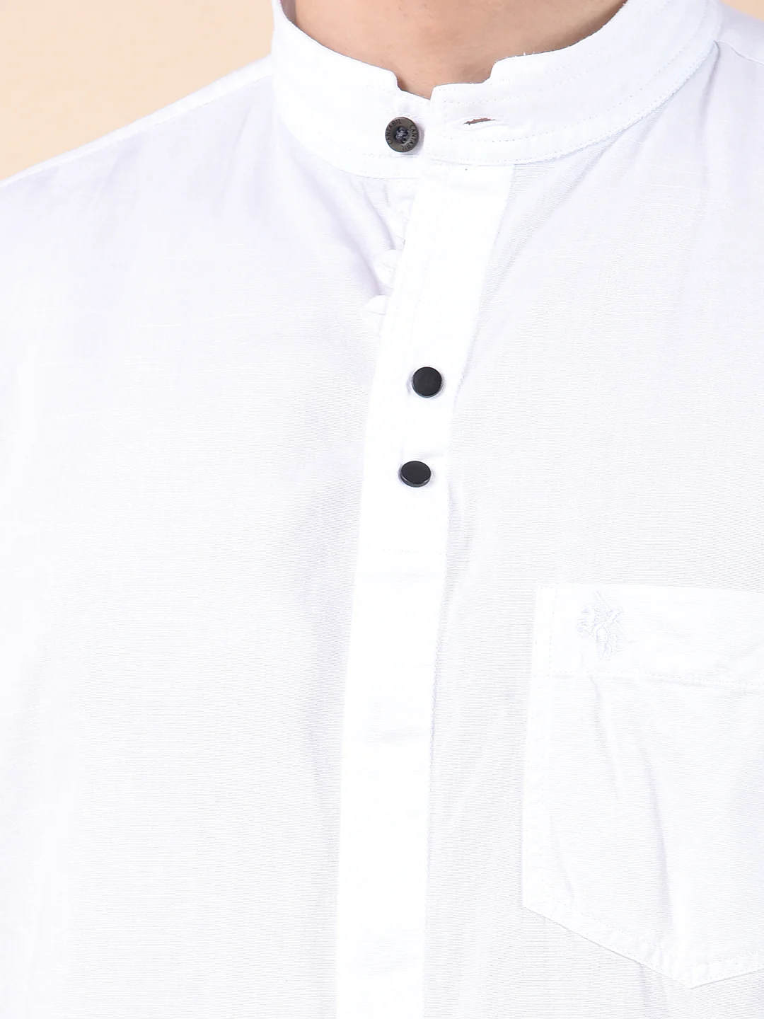 Casual Shirt for Men | Breathable & Soft with Color Fastness Slim Cotton Fabric Solid Pattern - Image 7