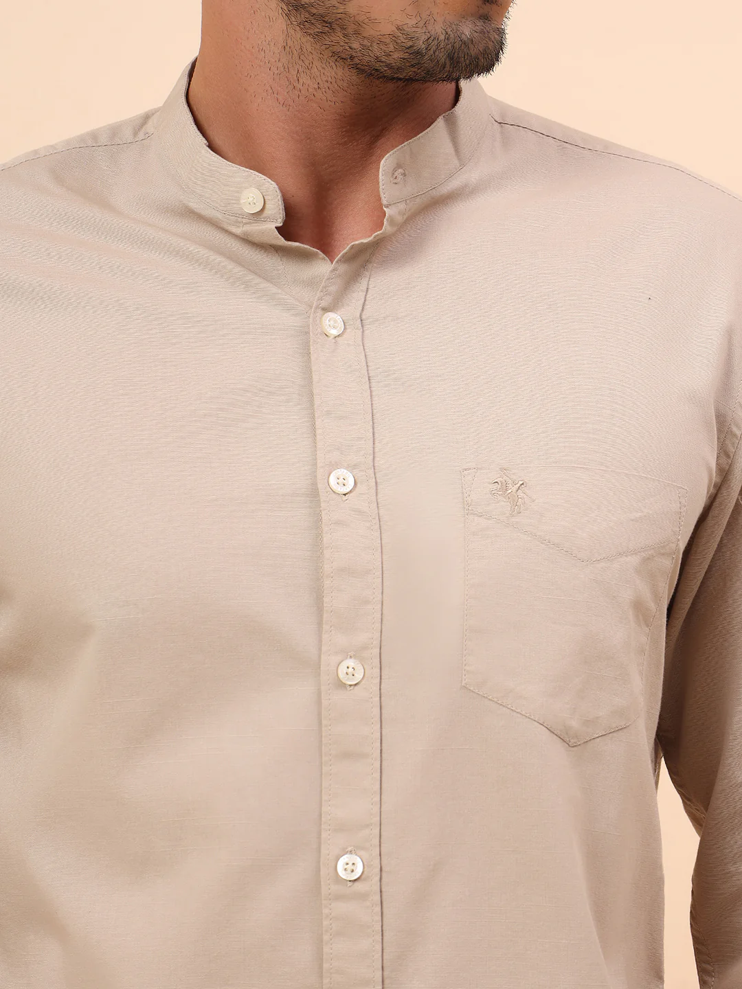 Casual Shirt for Men | Breathable & Soft with Color Fastness Slim Fit Cotton Fabric Solid Pattern - Image 7
