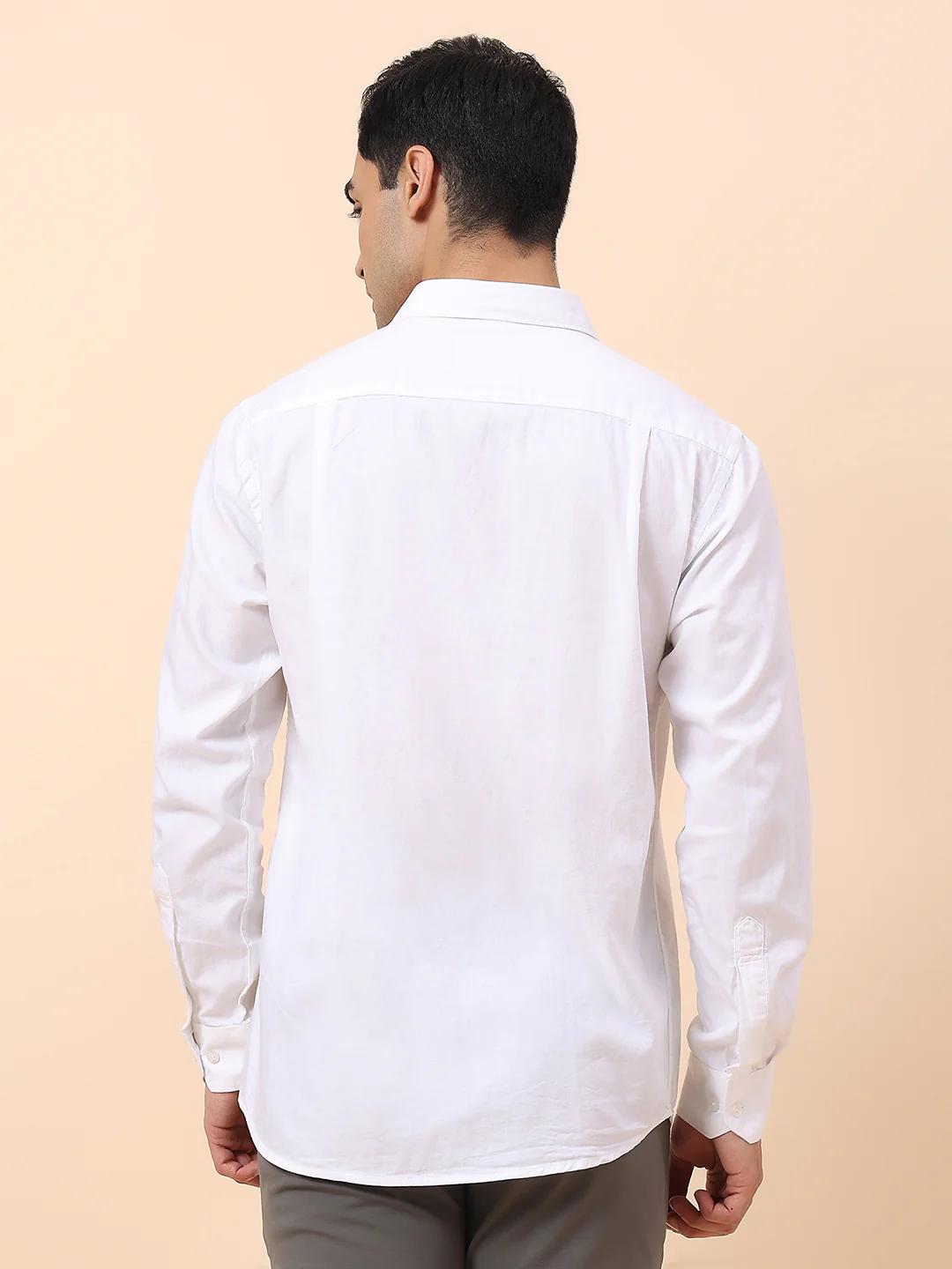 Casual Shirt for Men | Breathable & Soft with Color Fastness Slim Fit Spread Collar Cotton Fabric Striped Pattern - Image 6