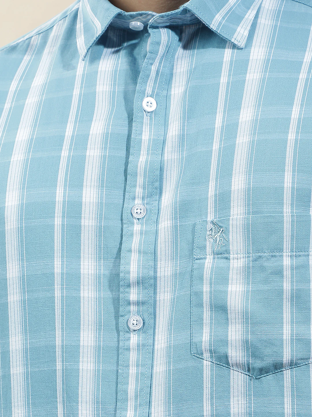 Casual Shirt for Men l Breathable & Soft with Color Fastness Slim Fit Cotton Fabric Checkered Pattern - Image 7