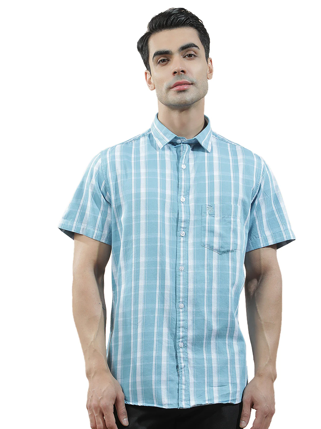 Casual Shirt for Men l Breathable & Soft with Color Fastness Slim Fit Cotton Fabric Checkered Pattern - Image 9