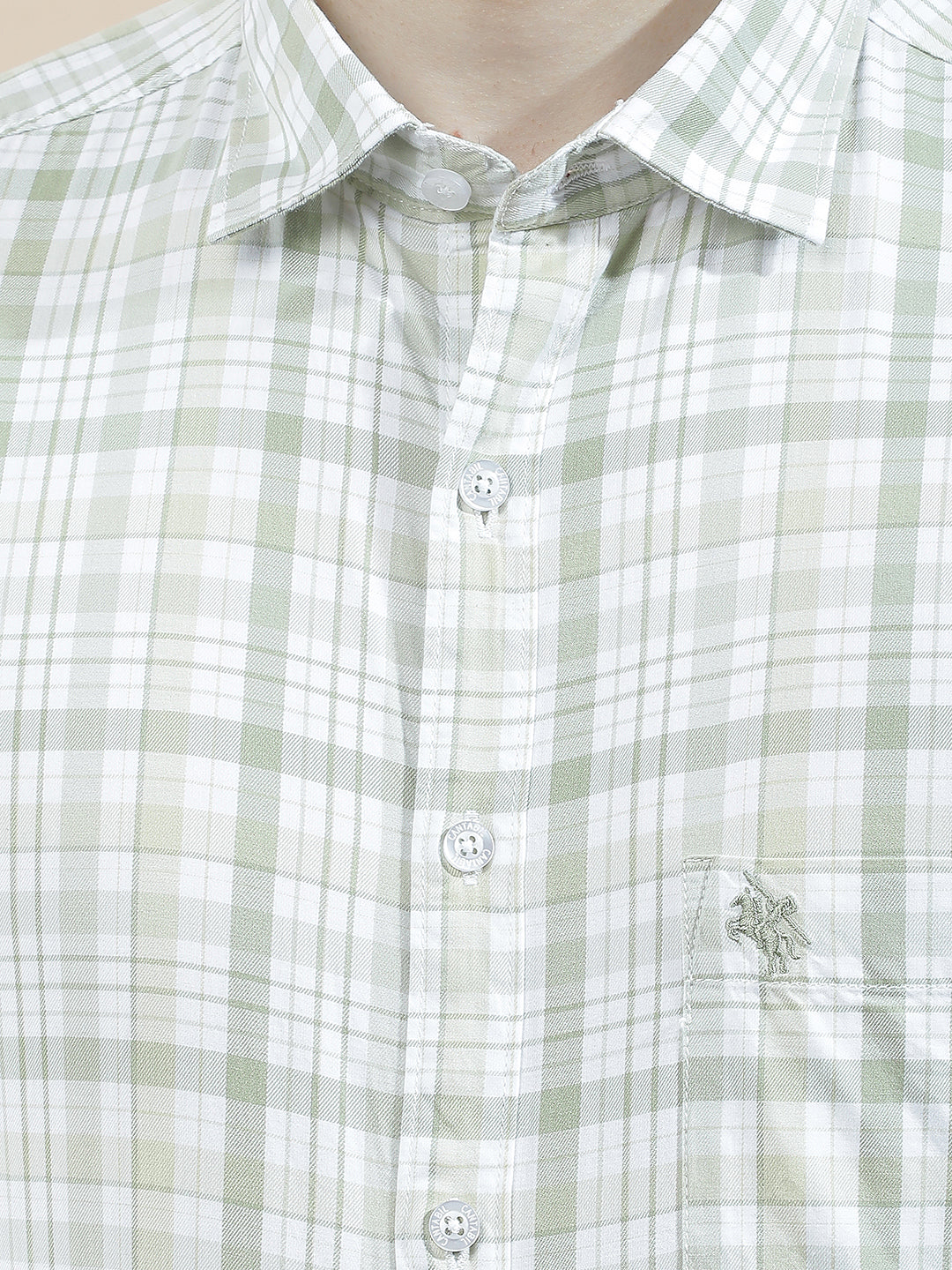 Casual Shirt for Men l Breathable & Soft with Color Fastness Slim Fit Cotton Fabric Checkered Pattern - Image 7