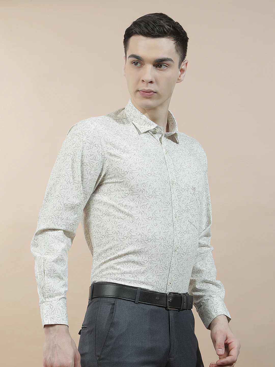 Casual Shirt for Men l Breathable & Soft with Color Fastness Slim Fit Cotton Fabric Printed Pattern - Image 6