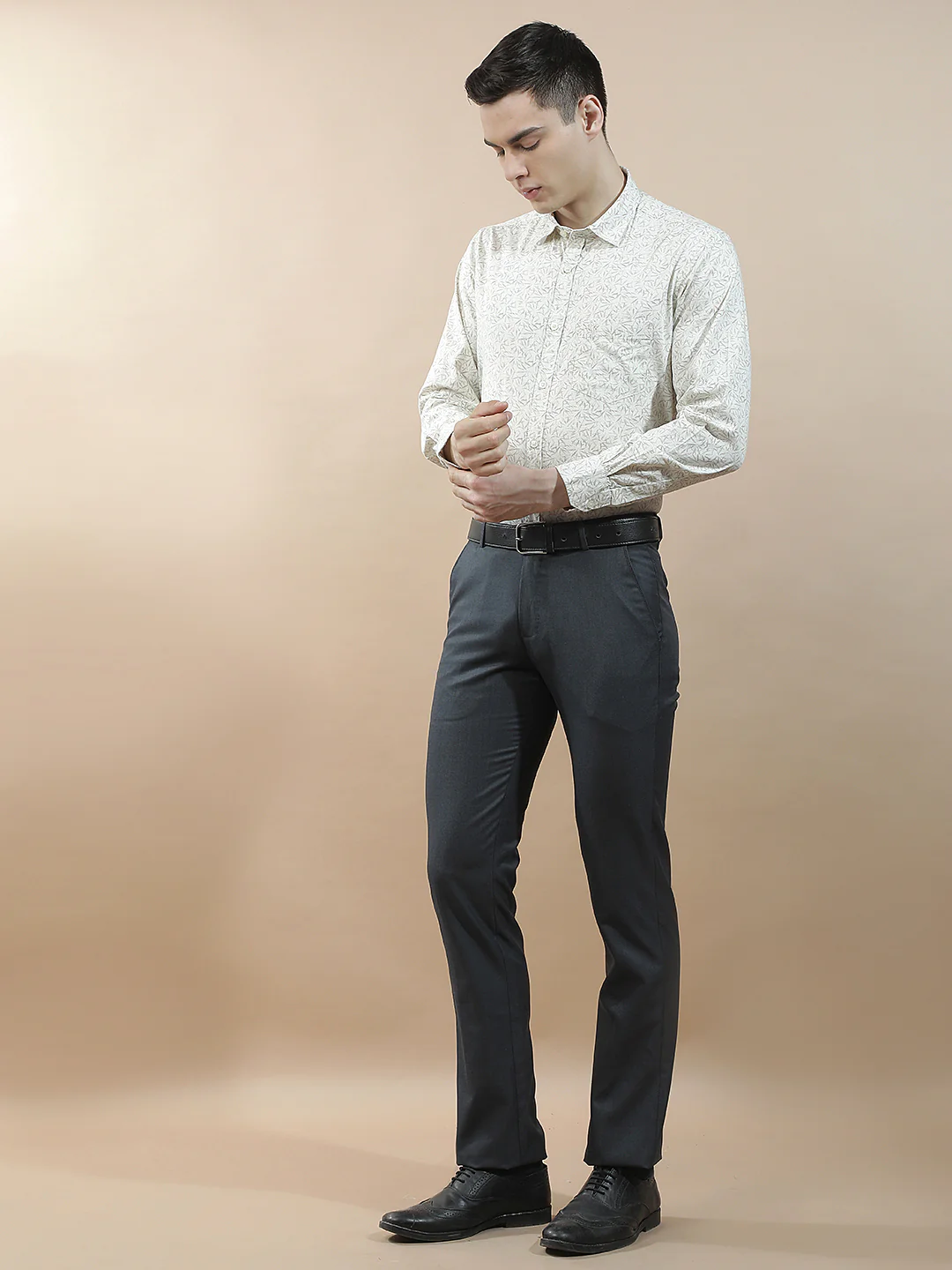 Casual Shirt for Men l Breathable & Soft with Color Fastness Slim Fit Cotton Fabric Printed Pattern - Image 8