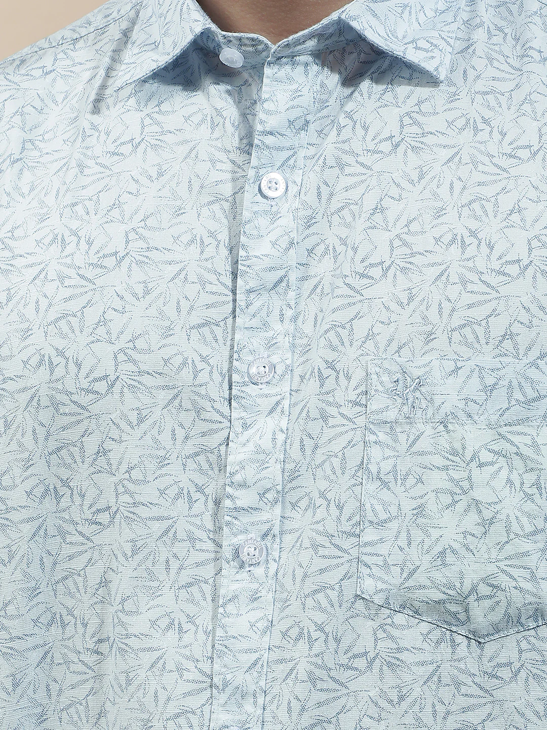 Casual Shirt for Men l Breathable & Soft with Color Fastness Slim Fit Cotton Fabric Printed Pattern - Image 8