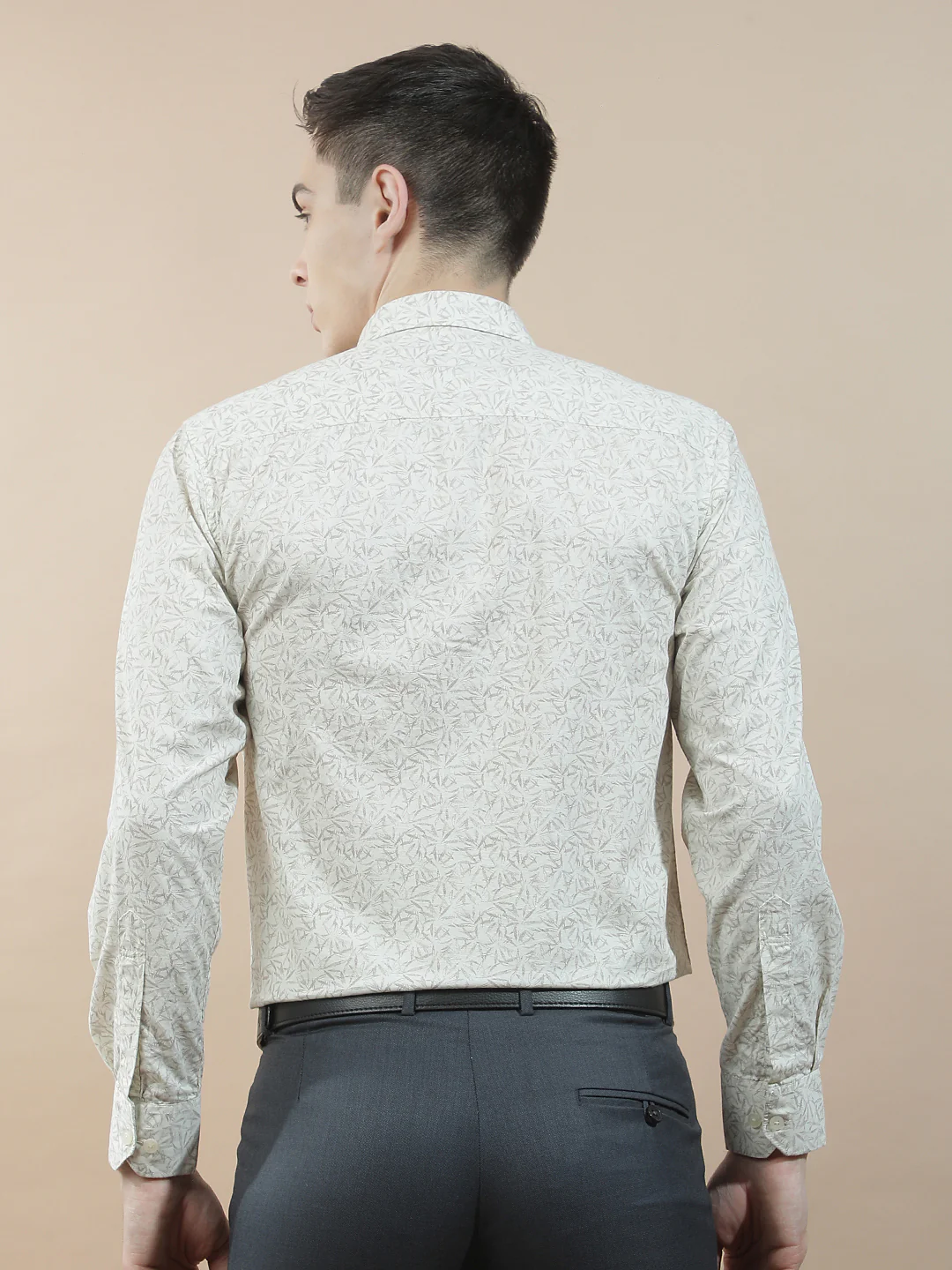 Casual Shirt for Men l Breathable & Soft with Color Fastness Slim Fit Cotton Fabric Printed Pattern - Image 4