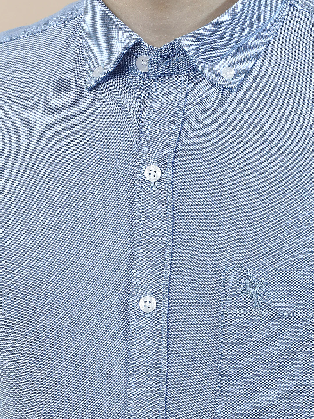 Casual Shirt for Men l Breathable & Soft with Color Fastness Slim Fit  Cotton Fabric Solid Pattern - Image 8