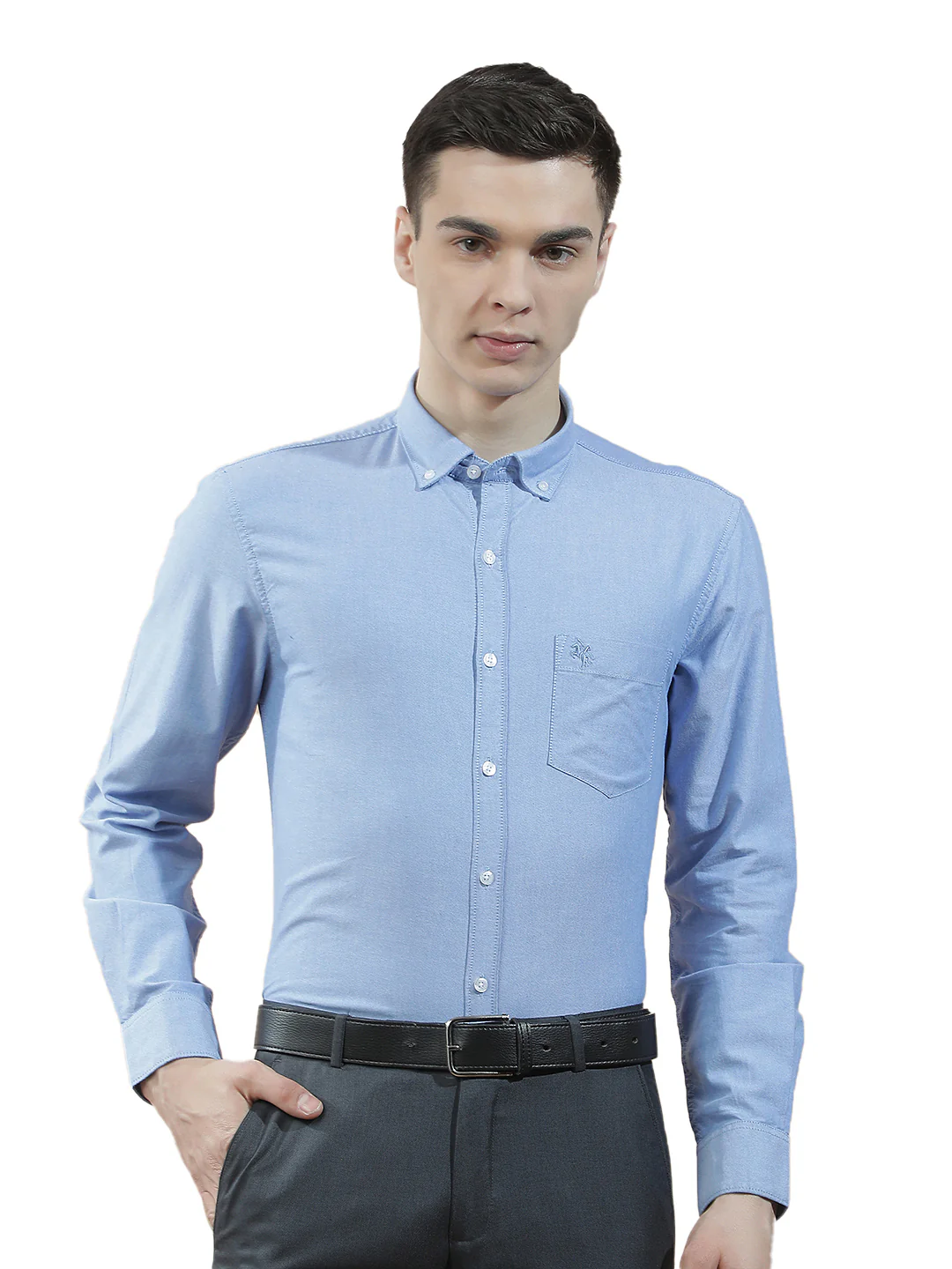 Casual Shirt for Men l Breathable & Soft with Color Fastness Slim Fit  Cotton Fabric Solid Pattern - Image 9