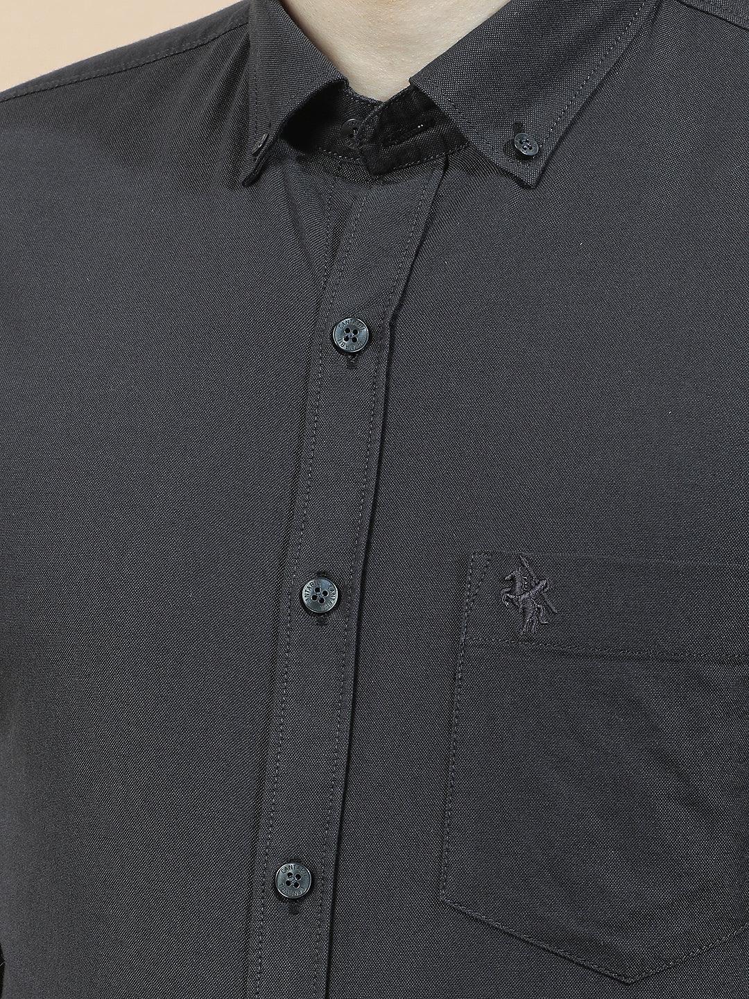 Casual Shirt for Men l Breathable & Soft with Color Fastness Slim Fit  Cotton Fabric Solid Pattern - Image 7