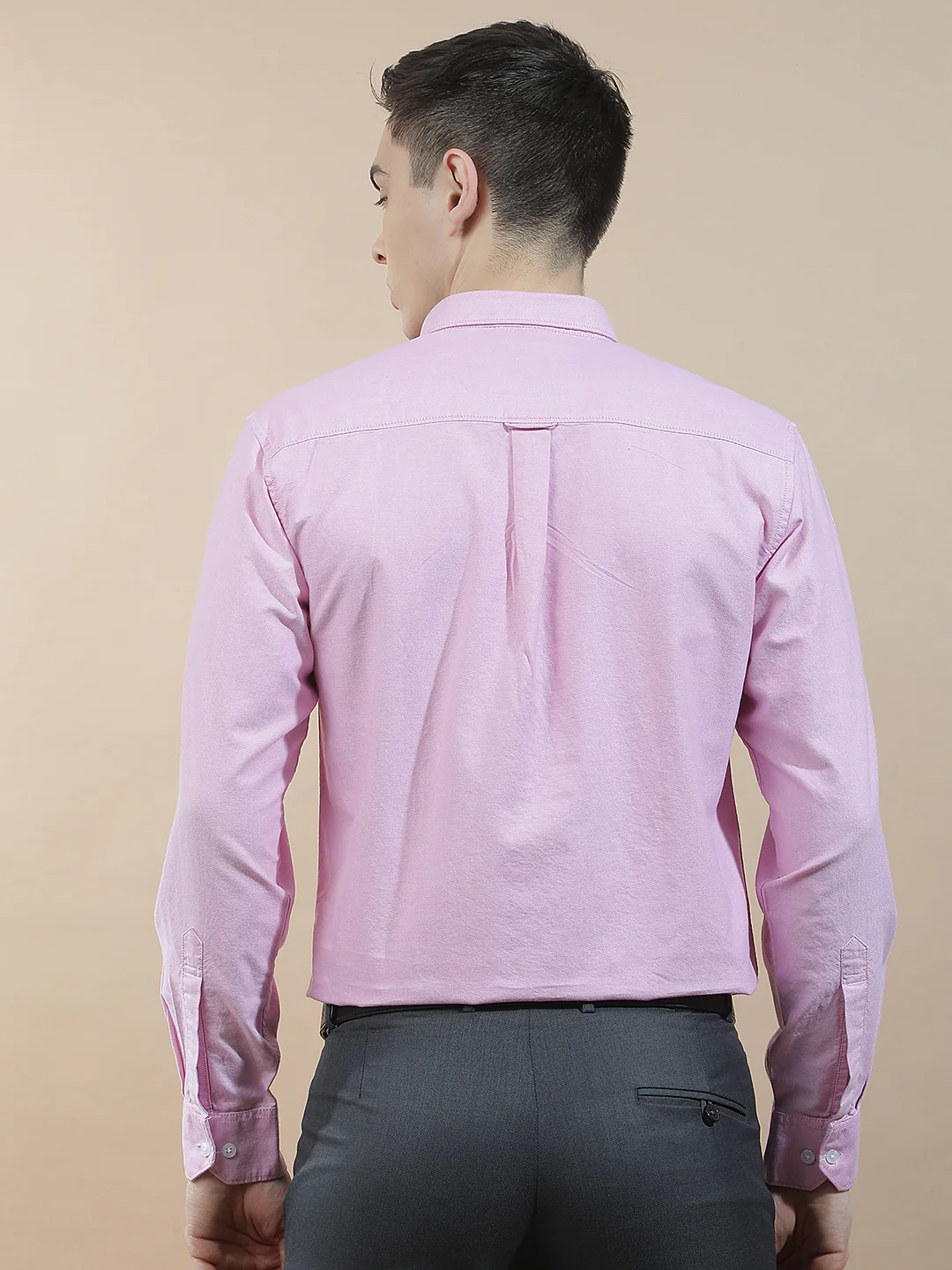 Casual Shirt for Men l Breathable & Soft with Color Fastness Slim Fit  Cotton Fabric Solid Pattern - Image 4