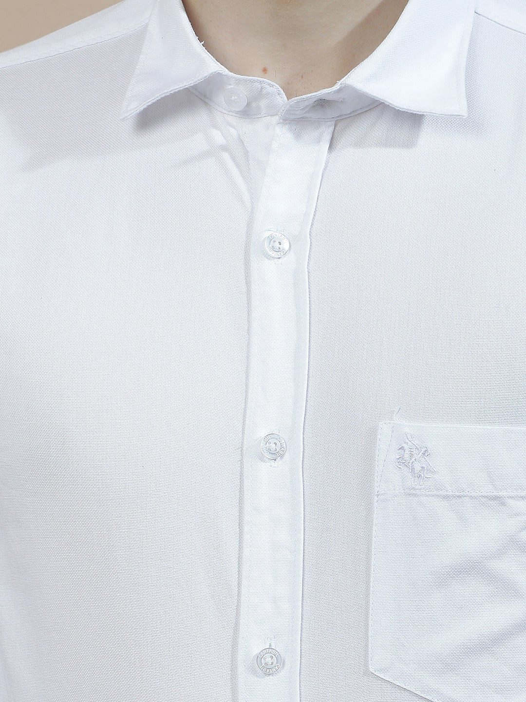 Casual Shirt for Men l Breathable & Soft with Color Fastness Slim Fit  Cotton Fabric Solid Pattern - Image 6