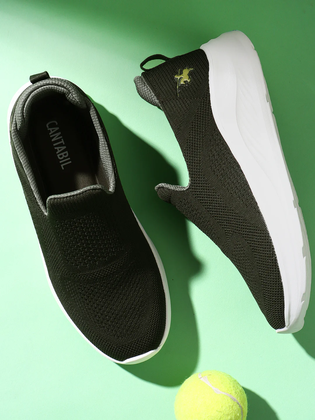 Casual Shoes for Men | Lightweight & Comfortable with Cushioned Insole Flynet Upper EVA Sole Slip on Closure - Image 2