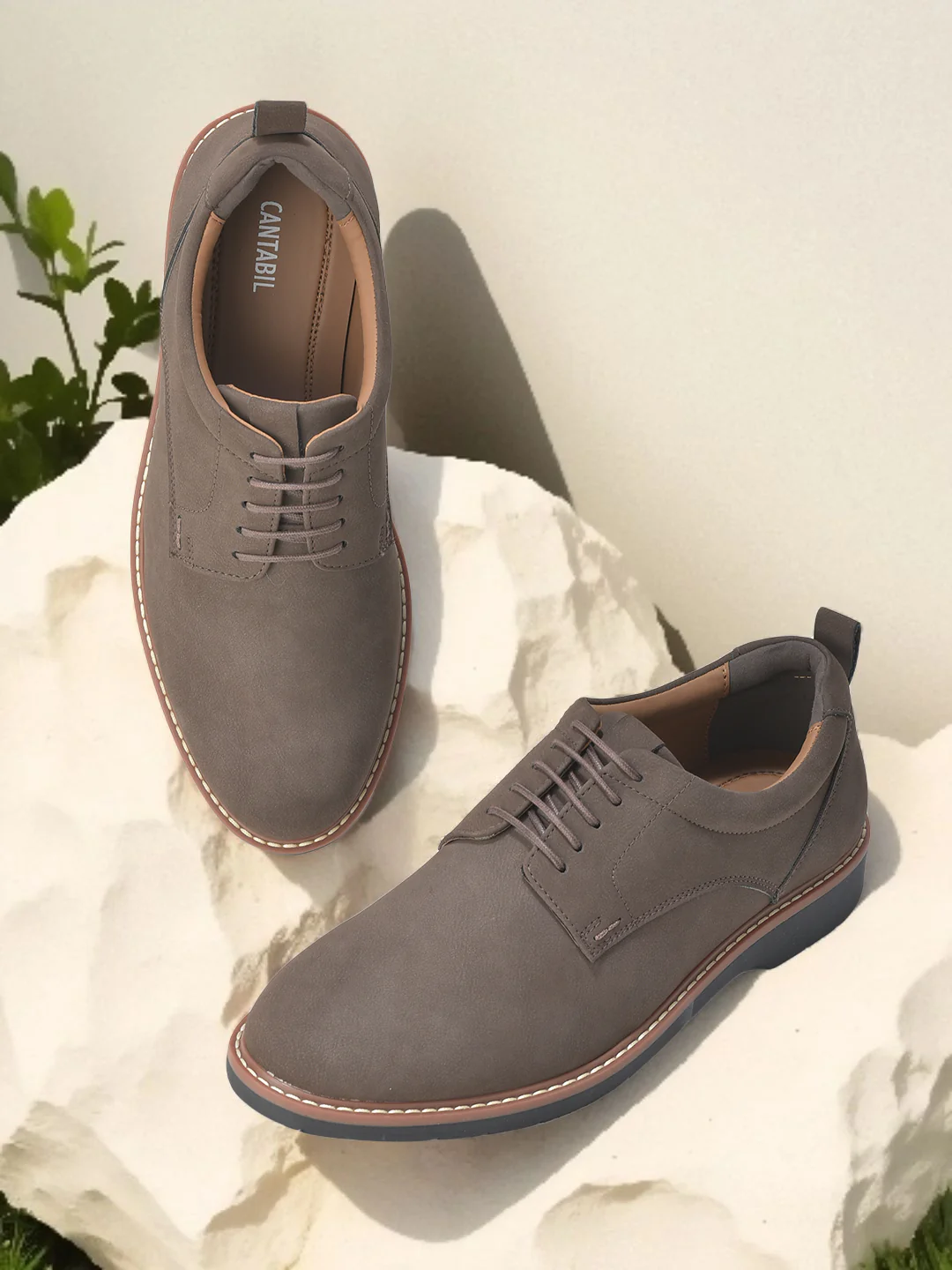 Casual Shoes for Men | Lightweight & Comfortable with Cushioned Insole PU Upper TPR Sole Lace Up Closure - Image 3