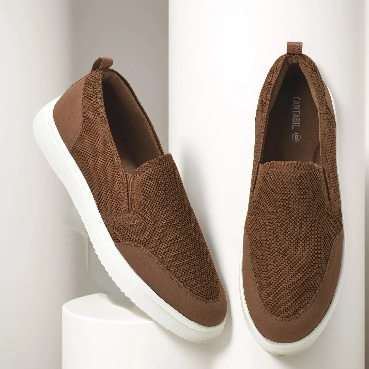 Casual Shoes for Men | Lightweight & Comfortable with Cushioned Insole Flynet Upper EVA Sole Slip On Closure - Image 4