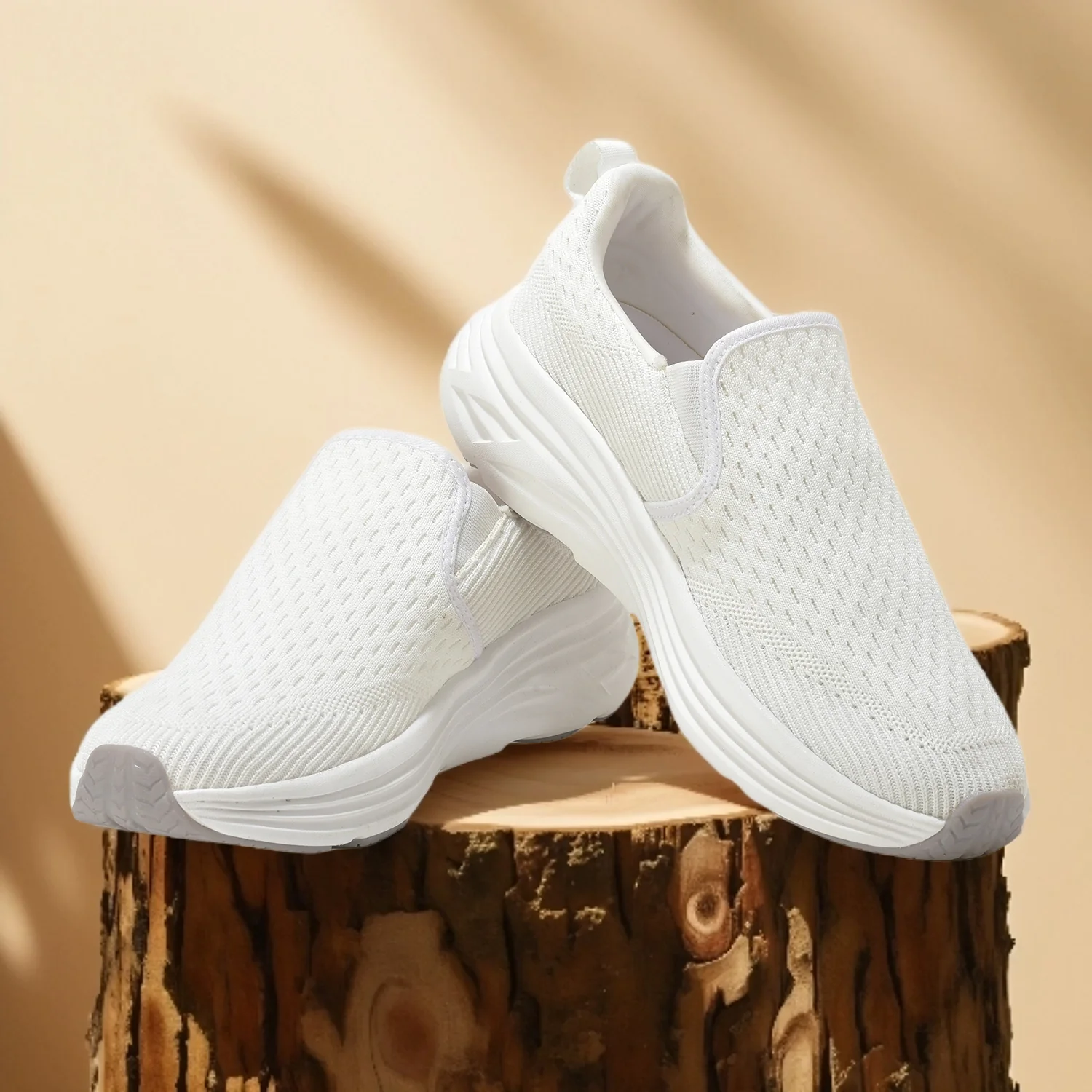 Casual Shoes for Men | Lightweight & Comfortable with Cushioned Insole Flynet Upper Phylon Sole Slip On Closure - Image 9