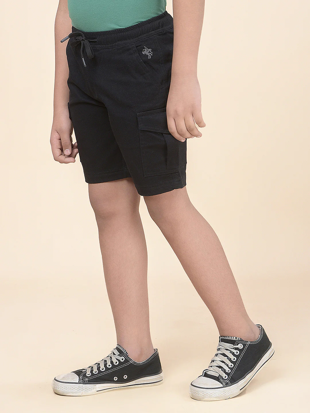 Casual Shorts for Boys l Breathable & Soft with Color Fastness Regular Fit Poly Cotton Fabric Drawstring Closure Solid Pattern - Image 6