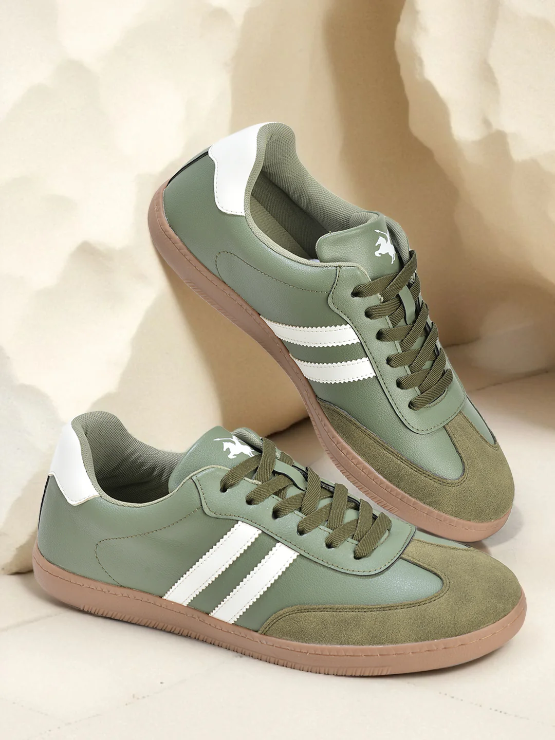 Casual Sneaker Shoes for Men | Lightweight & Comfortable with Cushioned Insole PU (Polyurethane) Upper TPR Sole Lace Up Closure - Image 3