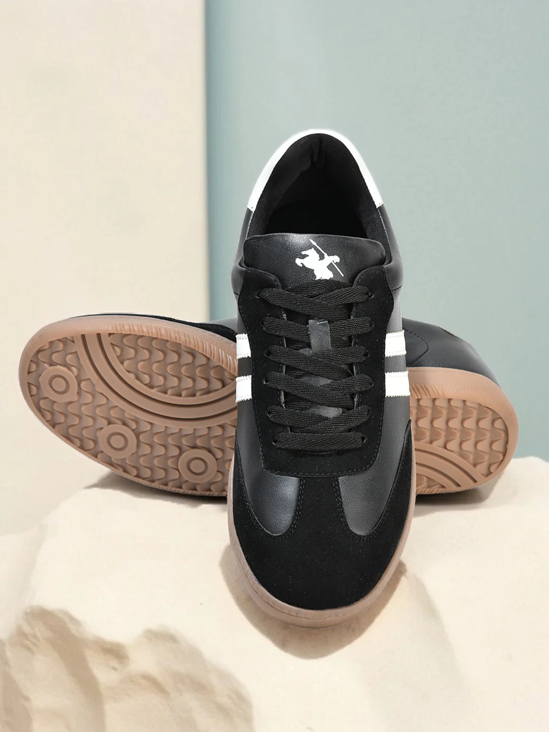 Casual Sneaker Shoes for Men | Lightweight & Comfortable with Cushioned Insole PU (Polyurethane) Upper TPR Sole Lace Up Closure - Image 3