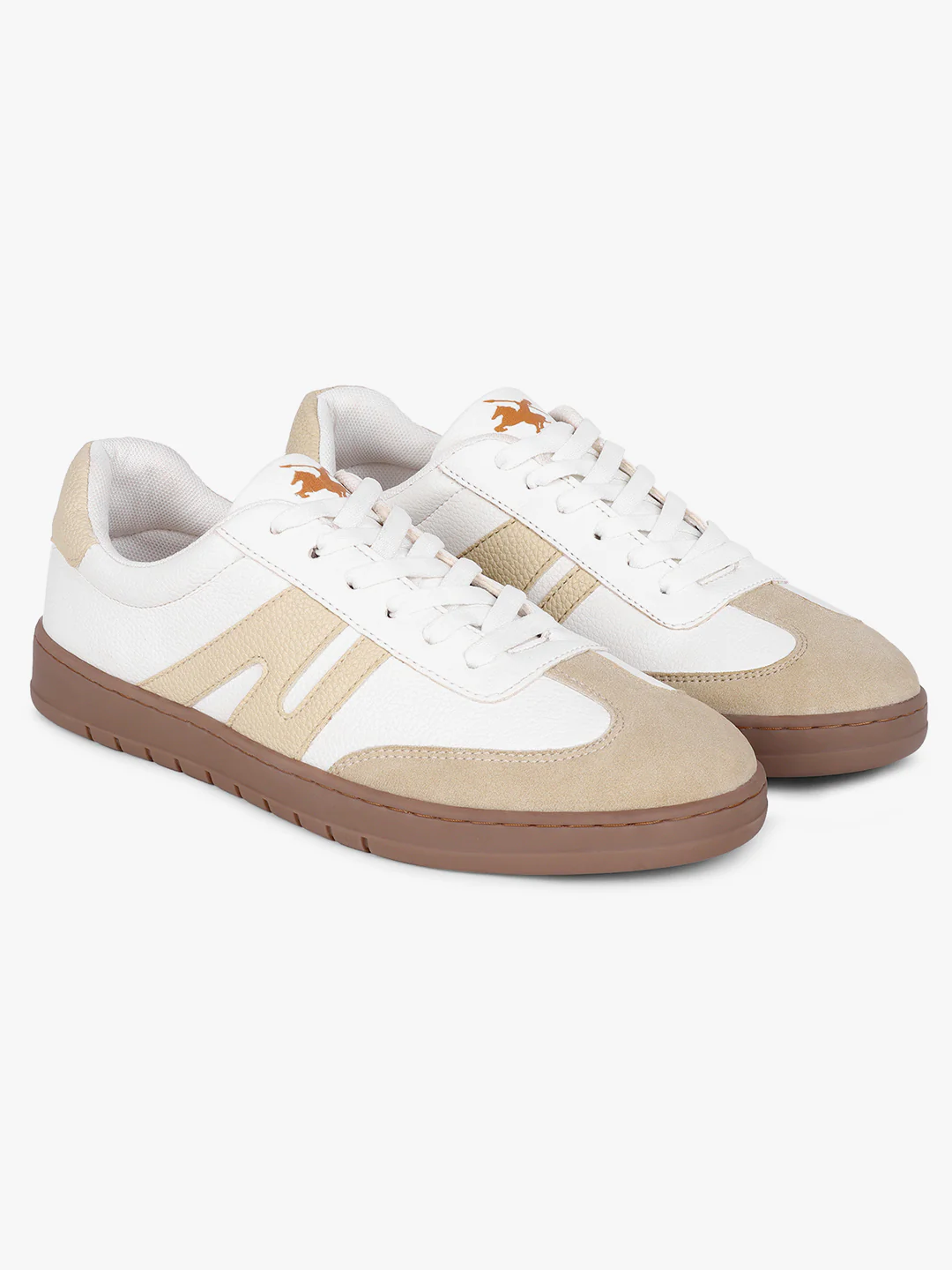 Casual Sneaker Shoes for Men | Lightweight & Comfortable with Cushioned Insole PU (Polyurethane) Upper TPR Sole Lace Up Closure