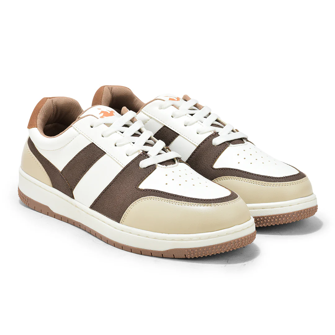 Casual Sneaker Shoes for Men | Lightweight & Comfortable with Cushioned Insole PU (Polyurethane) Upper TPR Sole Lace Up Closure