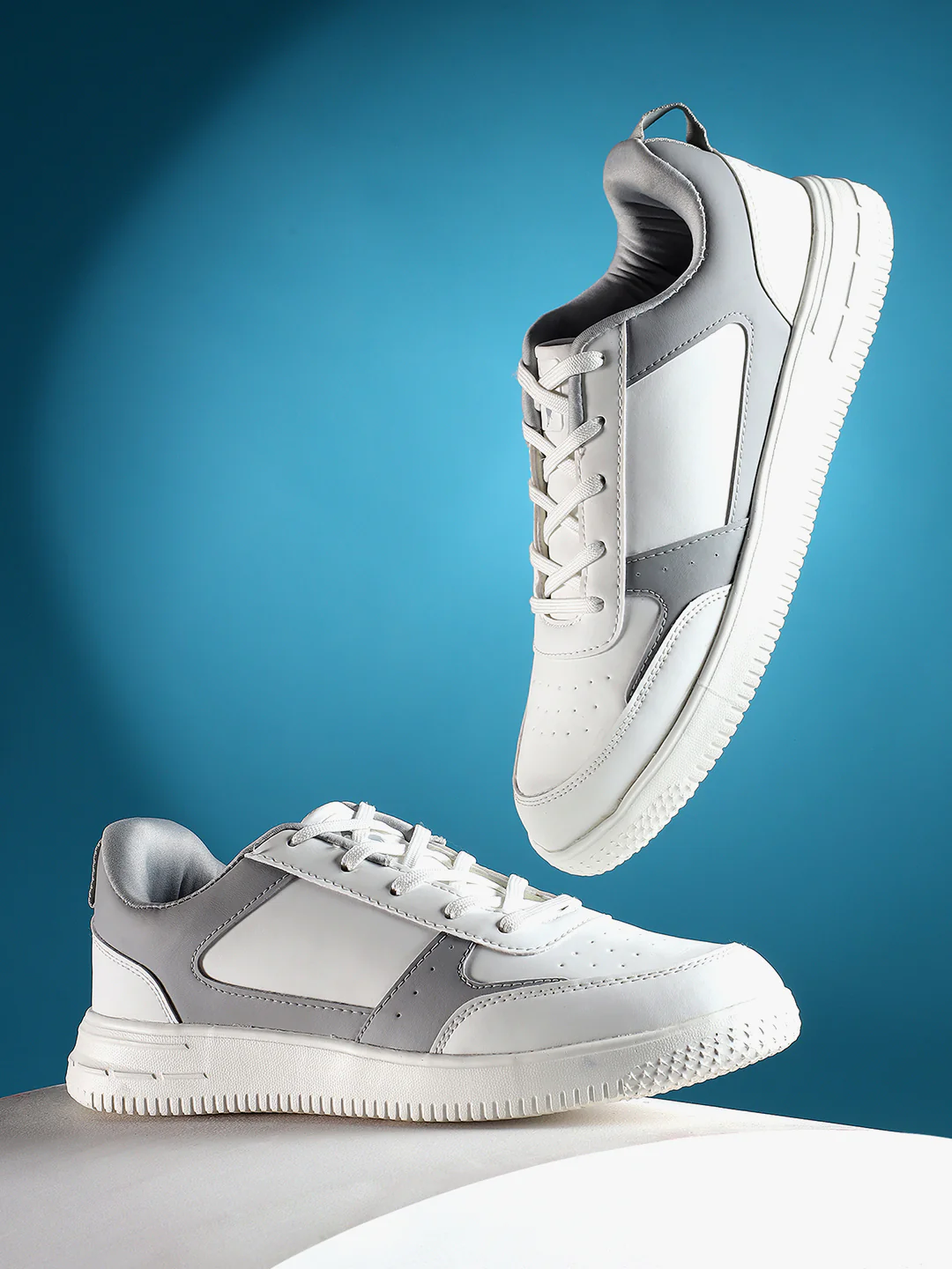 Casual Sneaker Shoes for Men | Lightweight & Comfortable with Cushioned Insole PVC Upper EVA Sole Lace Up Closure - Image 3
