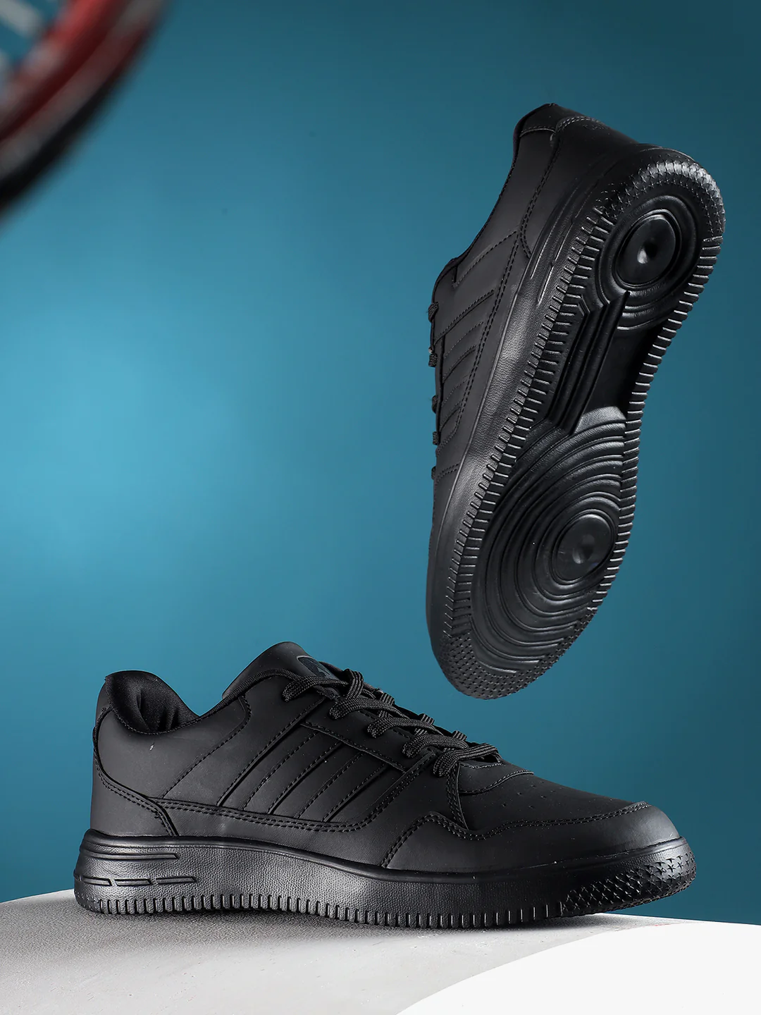 Casual Sneaker Shoes for Men | Lightweight & Comfortable with Cushioned Insole PVC Upper EVA Sole Lace Up Closure - Image 3