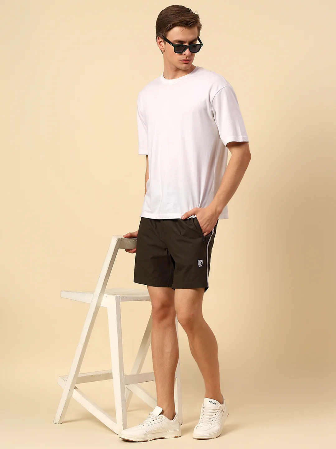 Casual Solid Bermuda for Men l Breathable & Soft with Color Fastness Regular Fit - Image 2