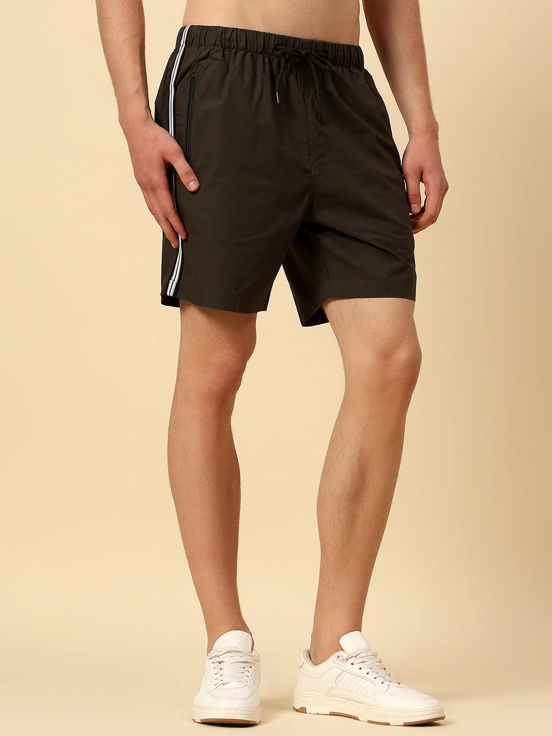 Casual Solid Bermuda for Men l Breathable & Soft with Color Fastness Regular Fit - Image 4