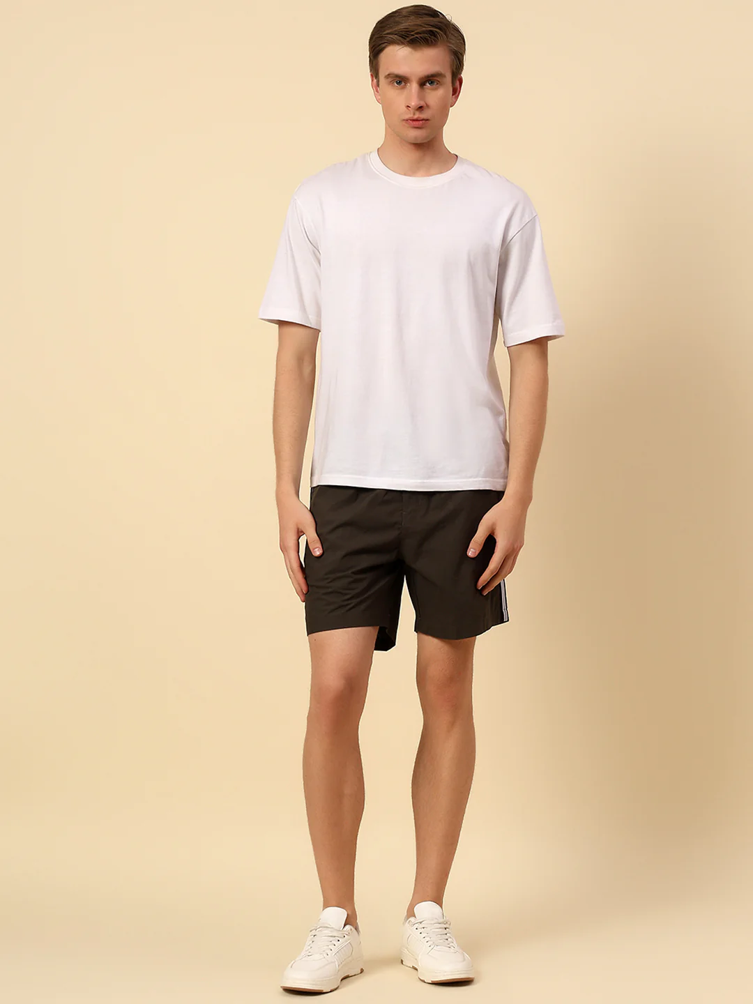 Casual Solid Bermuda for Men l Breathable & Soft with Color Fastness Regular Fit - Image 7