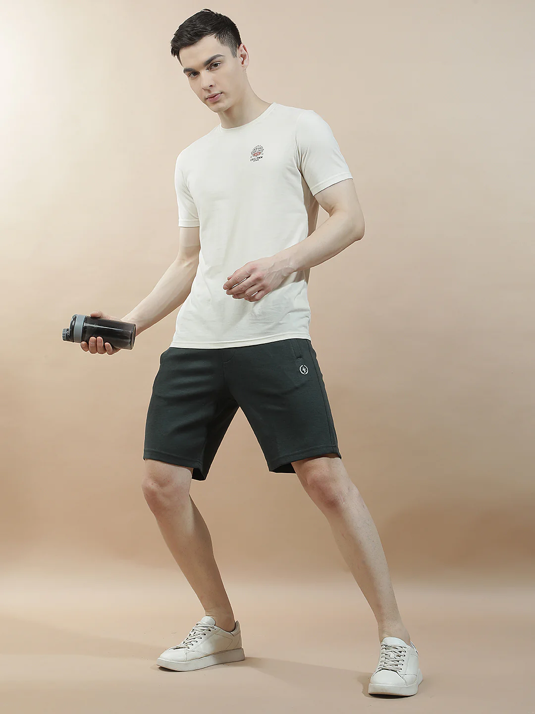 Casual Solid Bermuda for Men l Breathable & Soft with Color Fastness Regular Fit - Image 3