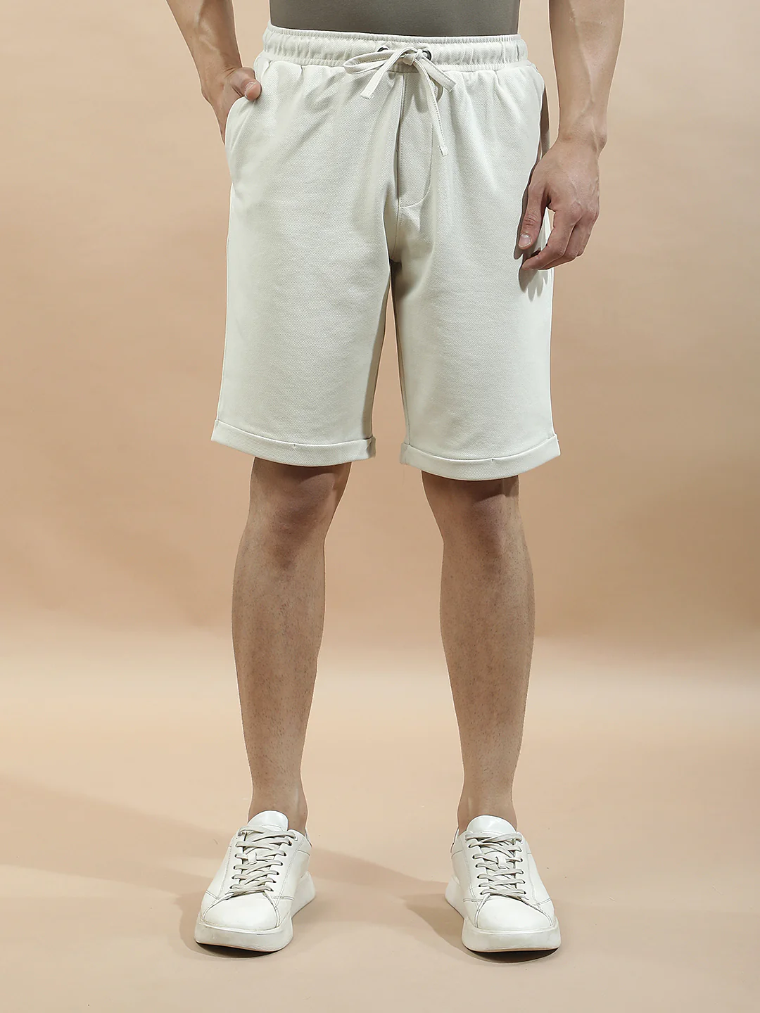 Casual Solid Bermuda for Men l Breathable & Soft with Color Fastness Regular Fit - Image 4