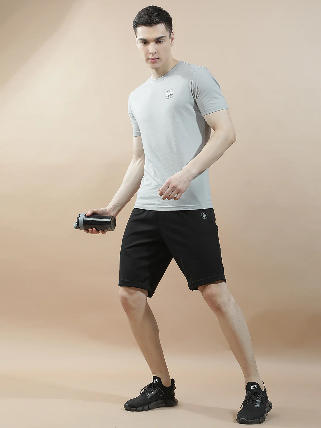 Casual Solid Bermuda for Men l Breathable & Soft with Color Fastness Regular Fit - Image 2