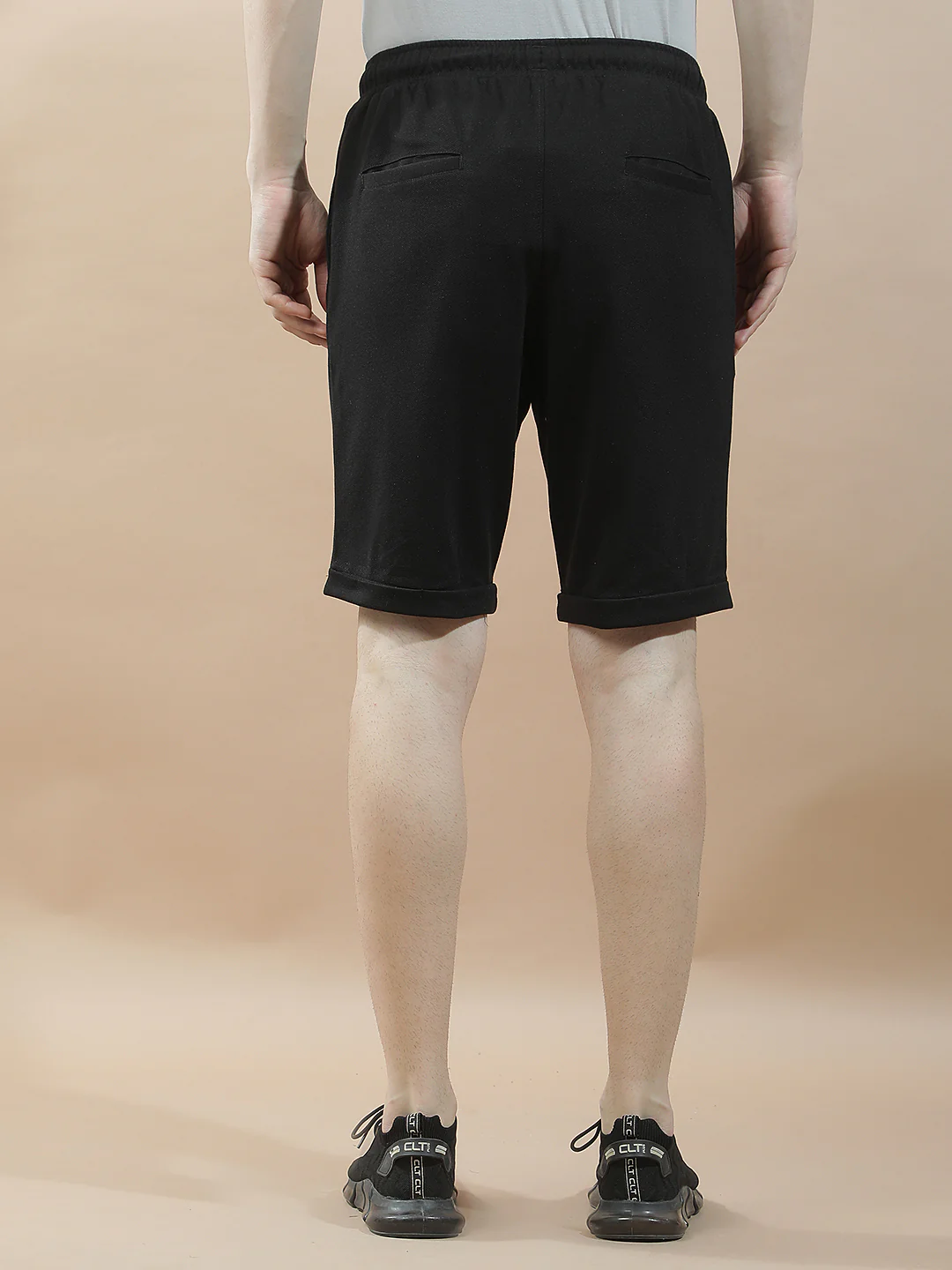 Casual Solid Bermuda for Men l Breathable & Soft with Color Fastness Regular Fit - Image 3