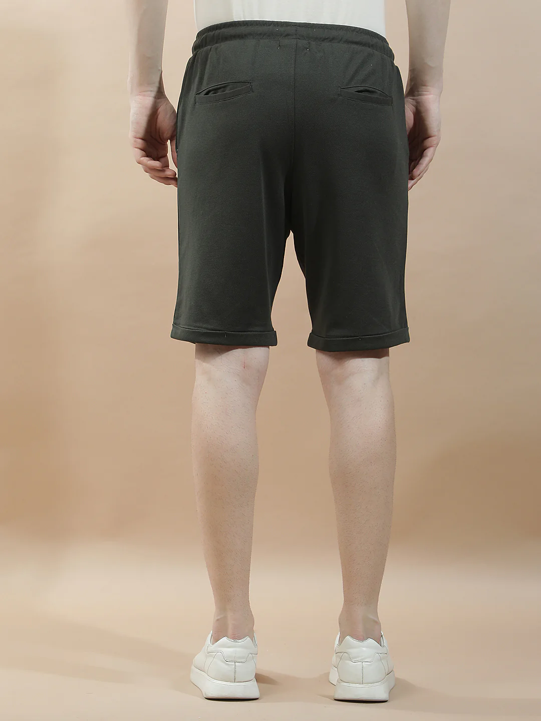 Casual Solid Bermuda for Men l Breathable & Soft with Color Fastness Regular Fit - Image 3