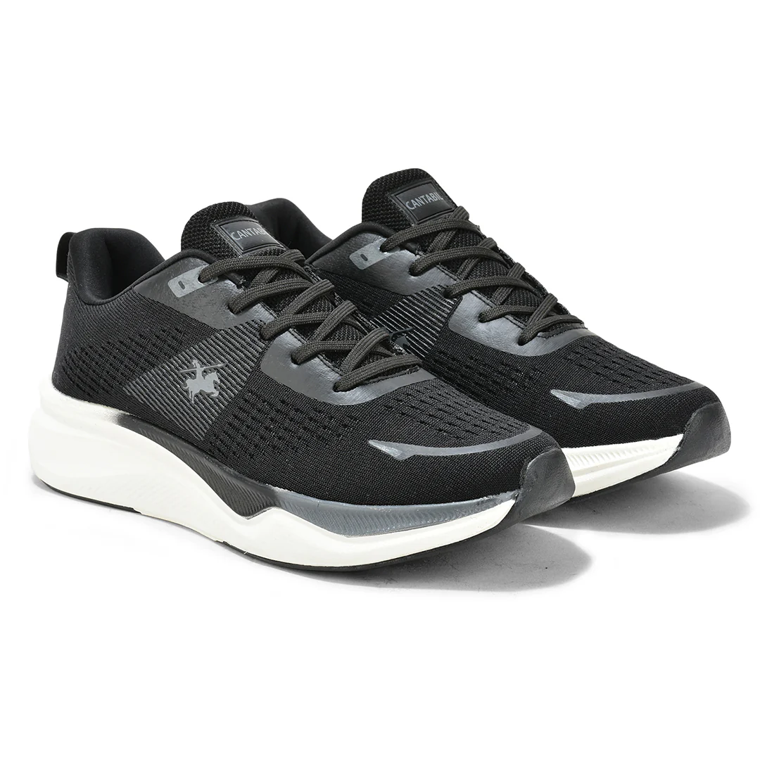 Casual Sports Shoes for Men | Lightweight & Comfortable with Cushioned Insole Flynet Upper Phylon Sole Lace Up Closure - Image 2