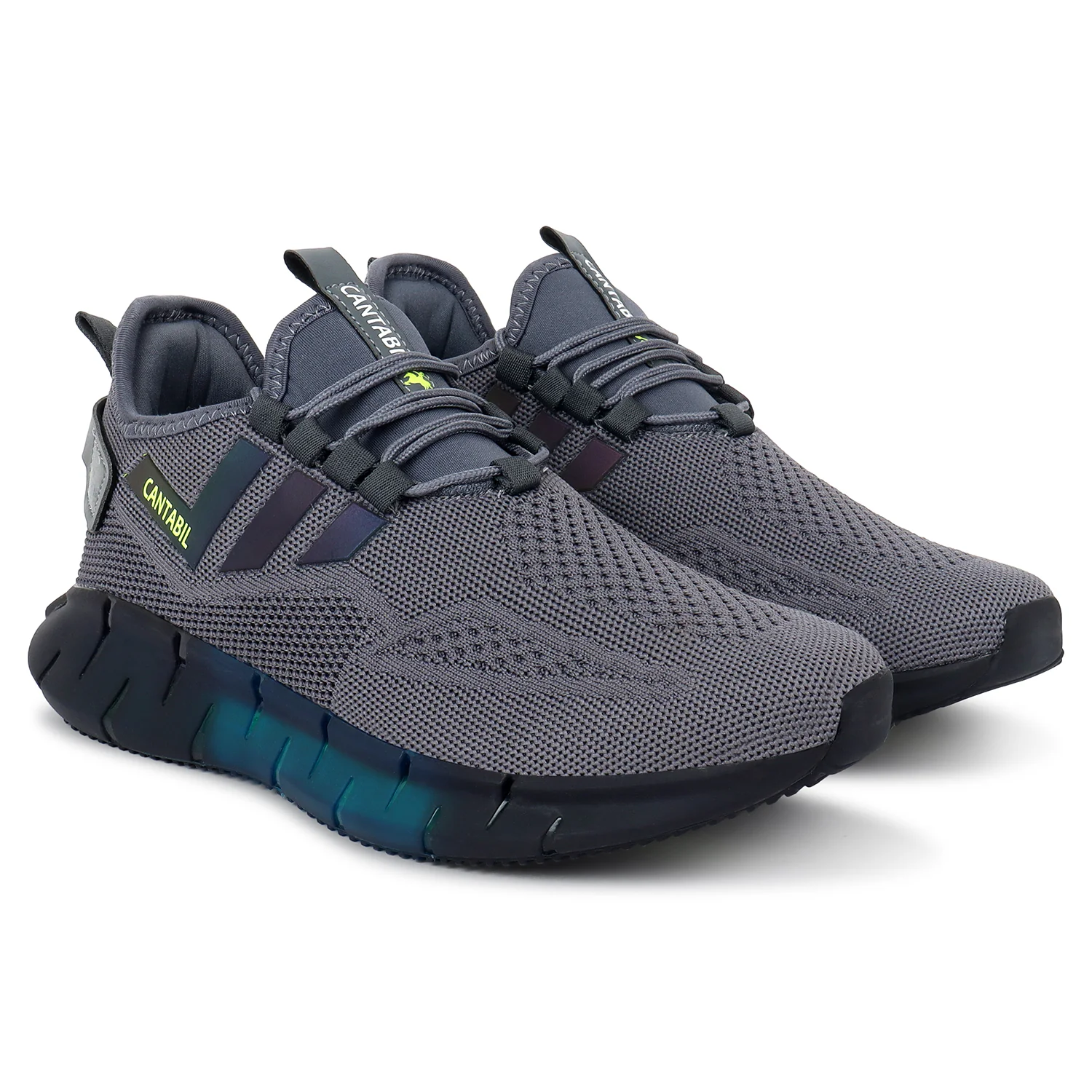 Casual Sports Shoes for Men | Lightweight & Comfortable with Cushioned Insole Flynet Upper Phylon Sole Lace Up Closure - Image 2