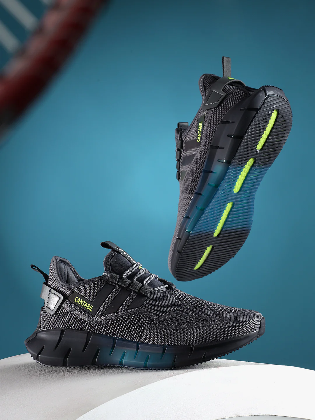 Casual Sports Shoes for Men | Lightweight & Comfortable with Cushioned Insole Flynet Upper Phylon Sole Lace Up Closure - Image 3