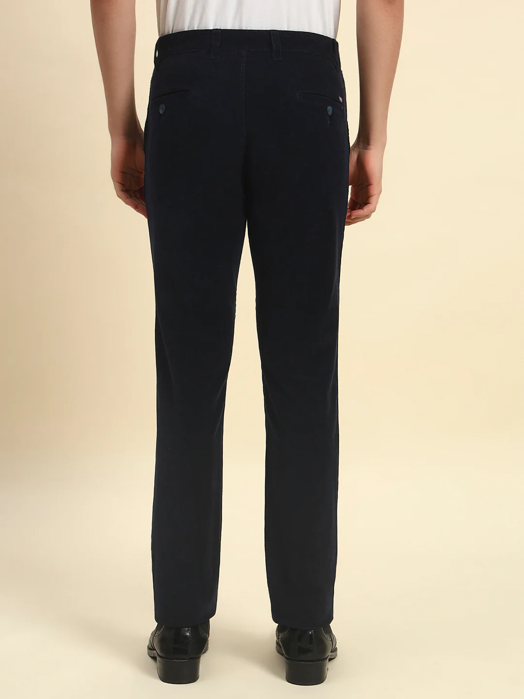 Casual Trouser for Men l Breathable & Soft with Color Fastness Regular Fit Cotton Blend Fabric Coutray Pattern Button Closure - Image 6