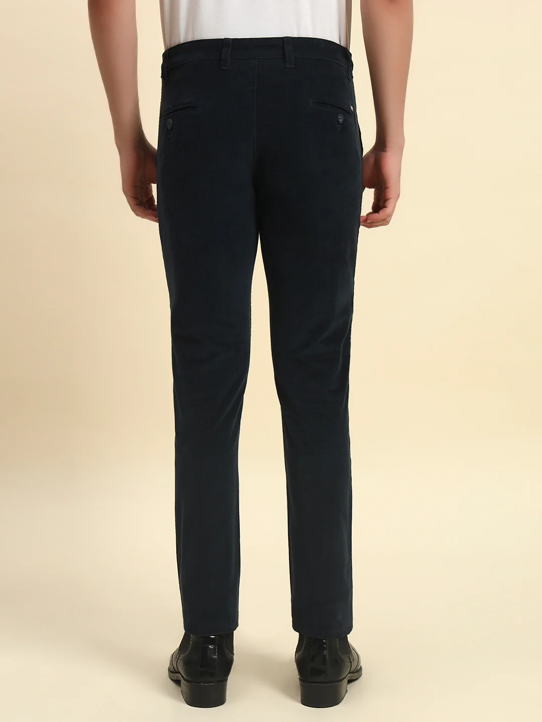 Casual Trouser for Men l Breathable & Soft with Color Fastness Regular Fit Cotton Blend Fabric Coutray Pattern Button Closure - Image 6