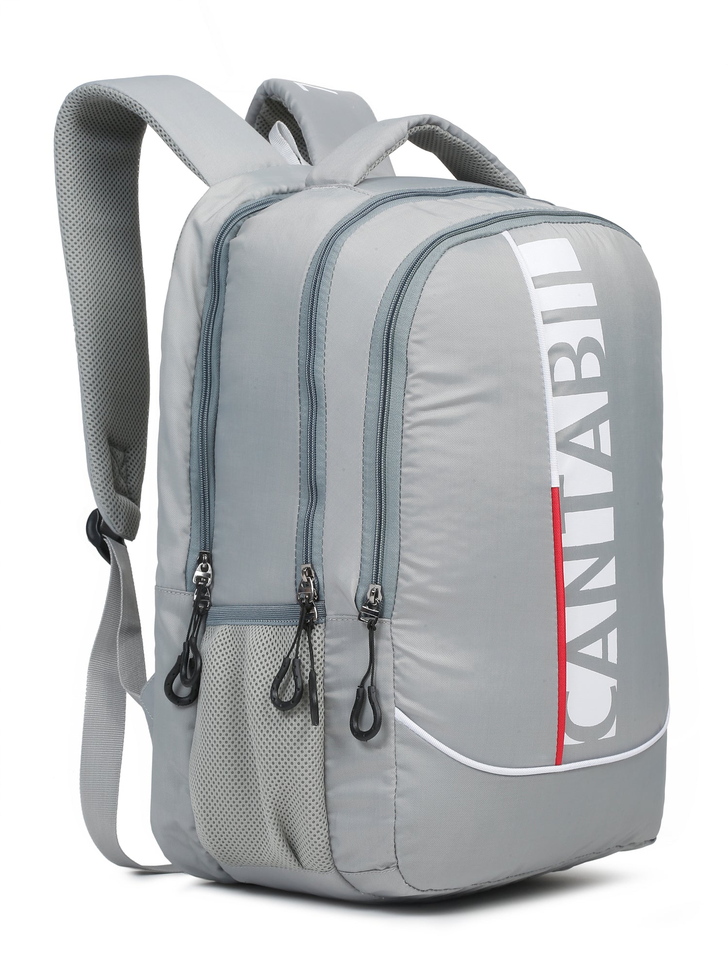 Unisex Grey Casual Back Pack - Image 2
