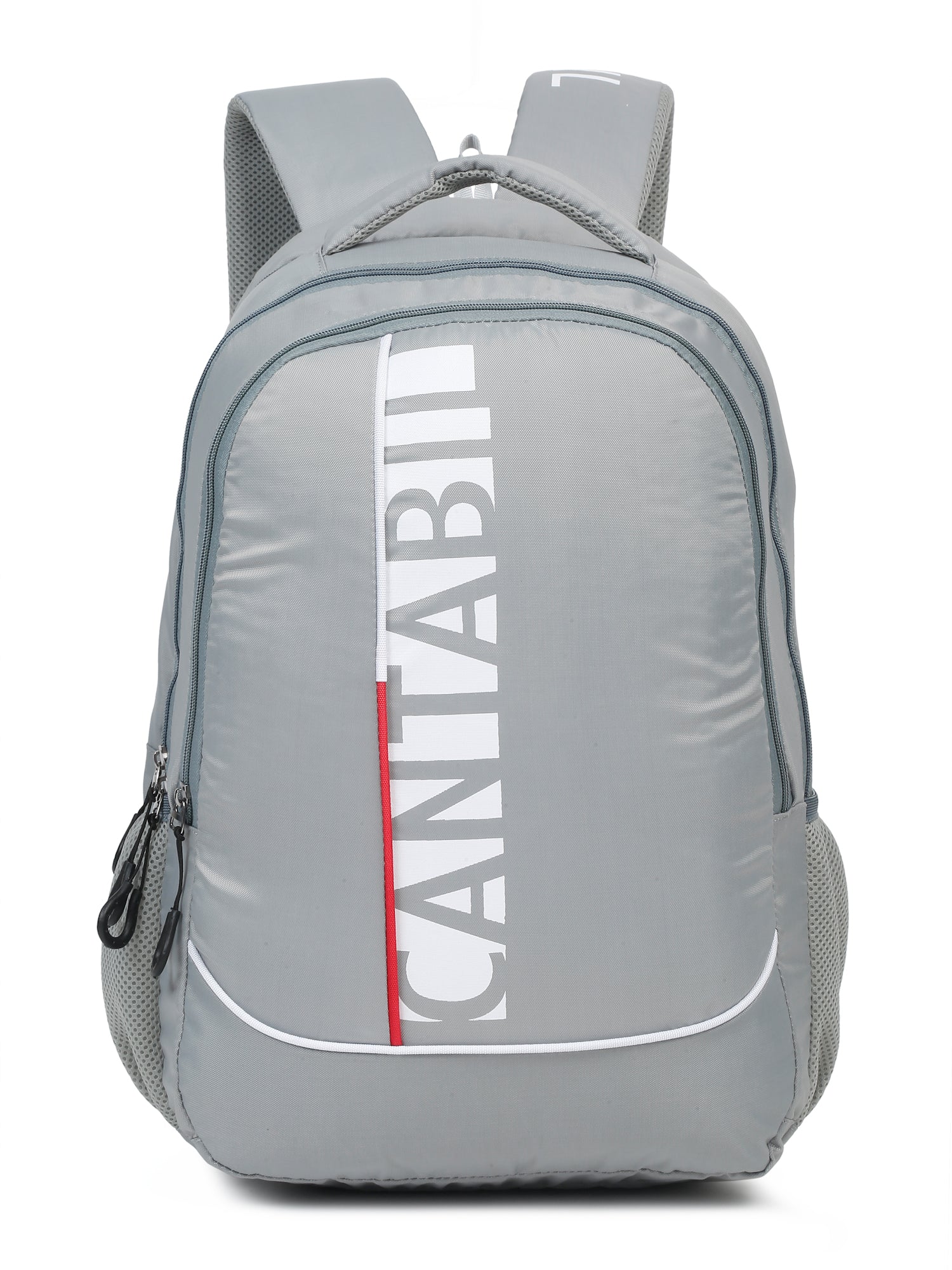 Unisex Grey Casual Back Pack - Image 8
