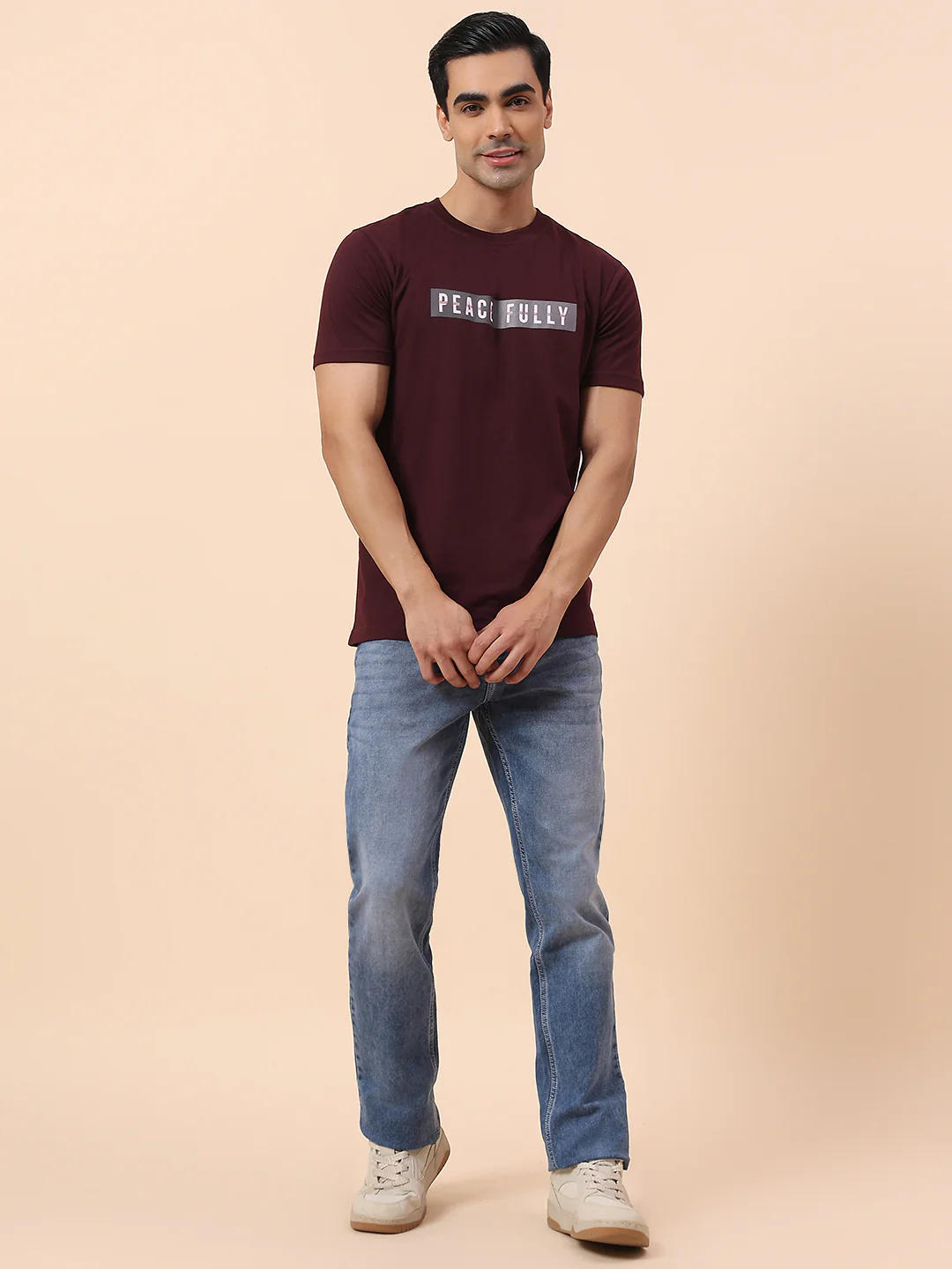 Denim Jeans for Men | Breathable & Soft with Color Fastness Straight Fit Cotton Blend Fabric Solid Pattern Button Closure - Image 8