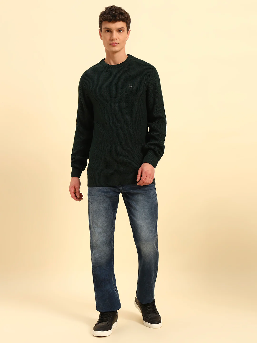 Denim Jeans for Men | Breathable & Soft with Color Fastness Straight Fit Cotton Fabric Solid Pattern Button Closuure - Image 8