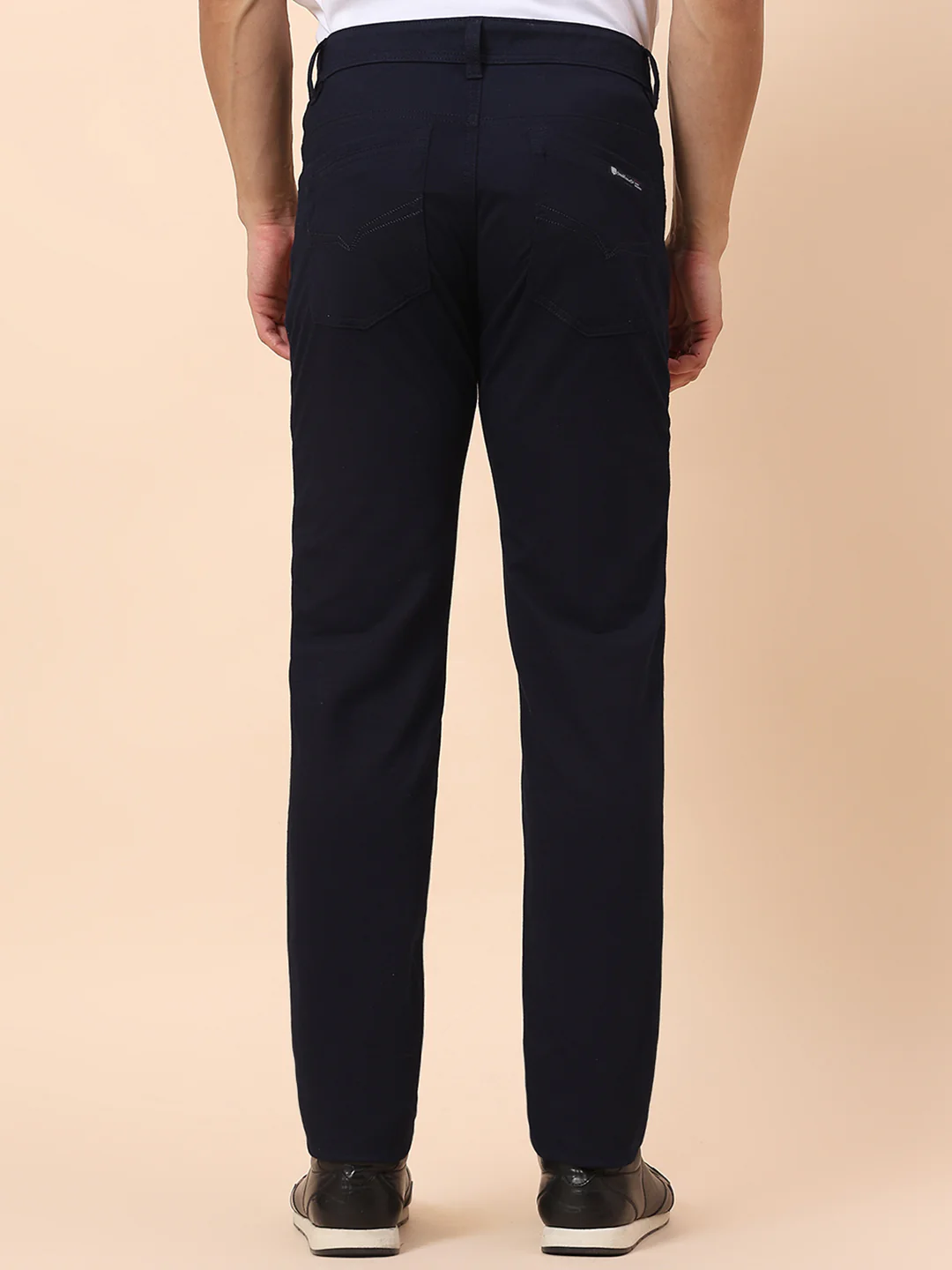 Denim Jeans for Men | Breathable & Soft with Color Fastness Straight Fit Poly Cotton Fabric Solid Pattern Button Closure - Image 6